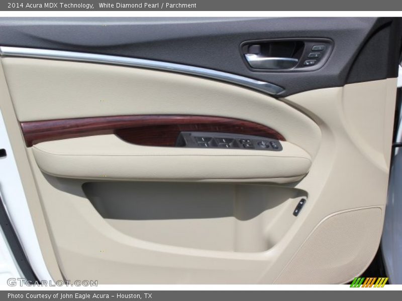 White Diamond Pearl / Parchment 2014 Acura MDX Technology