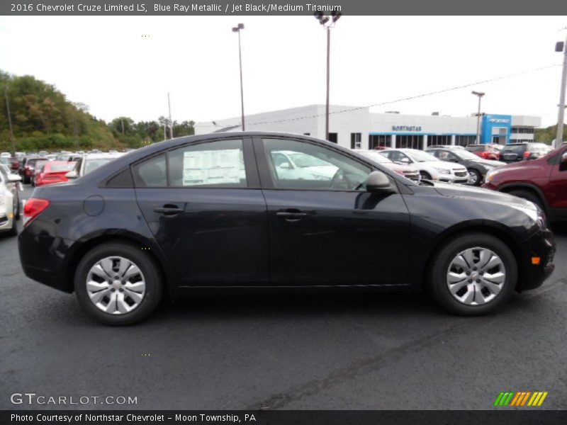 Blue Ray Metallic / Jet Black/Medium Titanium 2016 Chevrolet Cruze Limited LS