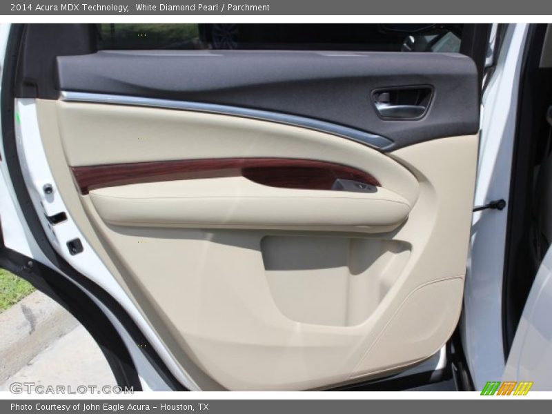 White Diamond Pearl / Parchment 2014 Acura MDX Technology
