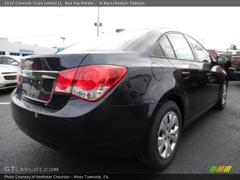 Blue Ray Metallic / Jet Black/Medium Titanium 2016 Chevrolet Cruze Limited LS