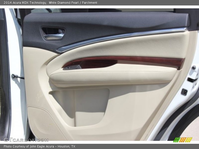 White Diamond Pearl / Parchment 2014 Acura MDX Technology