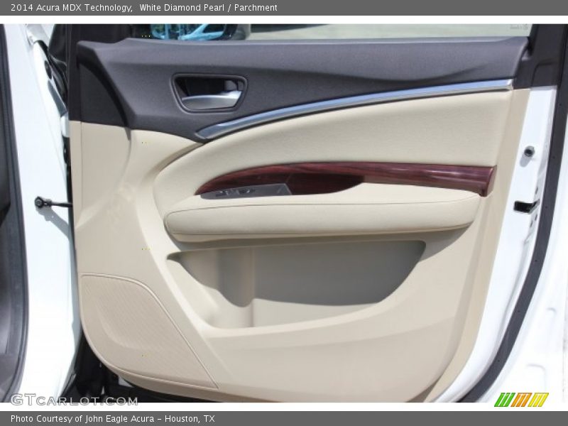 White Diamond Pearl / Parchment 2014 Acura MDX Technology