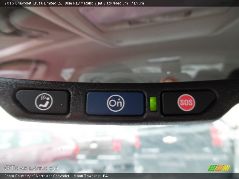 Blue Ray Metallic / Jet Black/Medium Titanium 2016 Chevrolet Cruze Limited LS