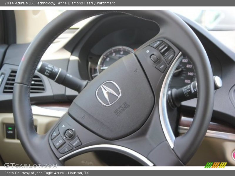 White Diamond Pearl / Parchment 2014 Acura MDX Technology