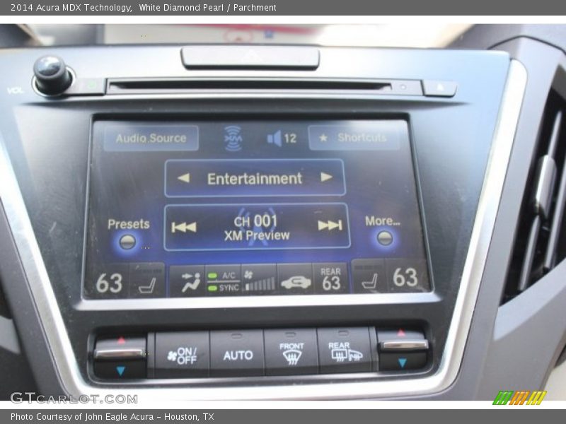 White Diamond Pearl / Parchment 2014 Acura MDX Technology