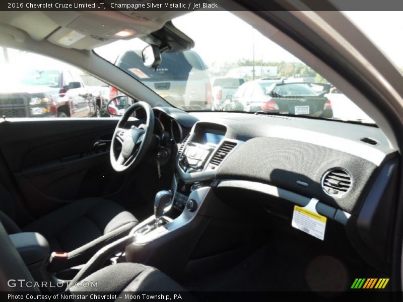 Champagne Silver Metallic / Jet Black 2016 Chevrolet Cruze Limited LT