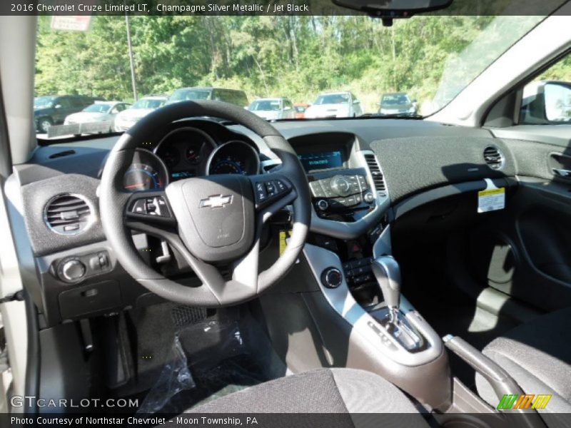 Champagne Silver Metallic / Jet Black 2016 Chevrolet Cruze Limited LT