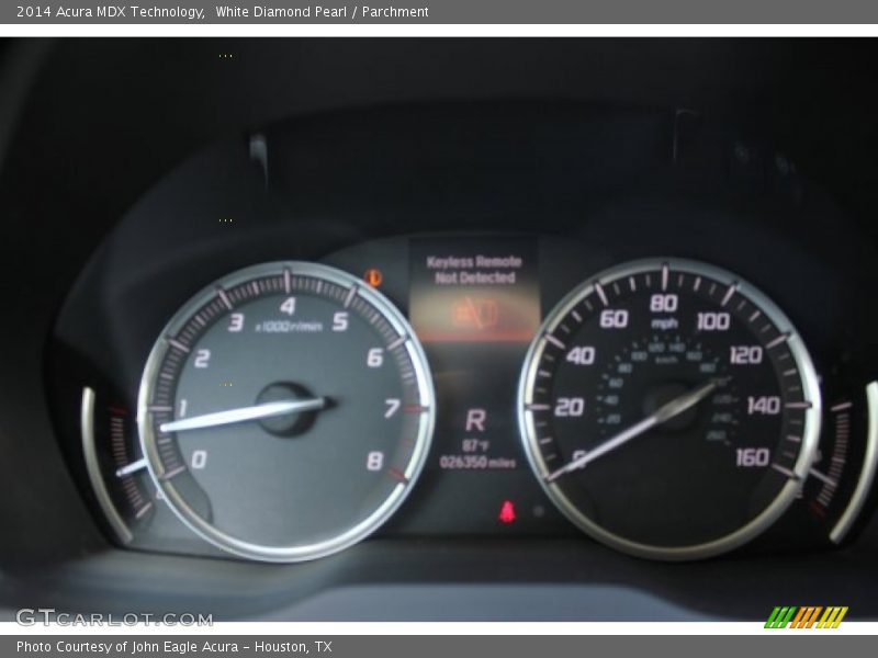 White Diamond Pearl / Parchment 2014 Acura MDX Technology