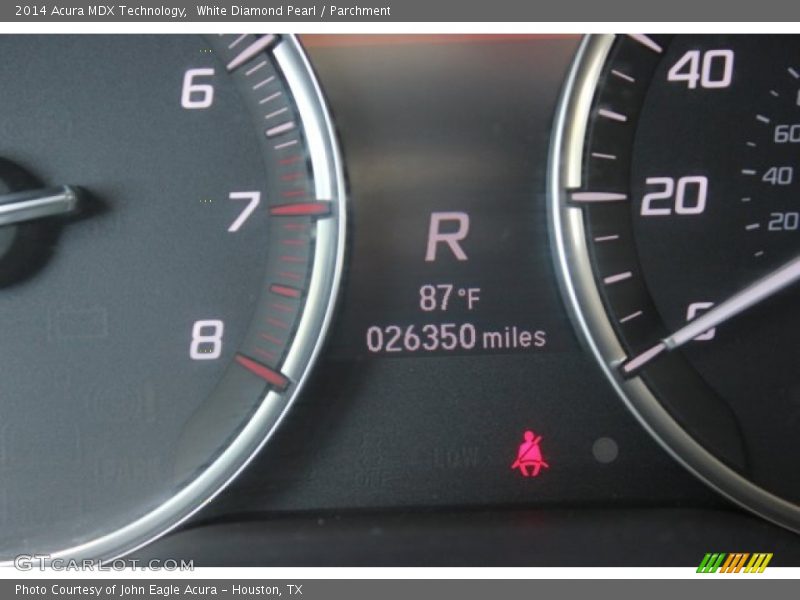 White Diamond Pearl / Parchment 2014 Acura MDX Technology