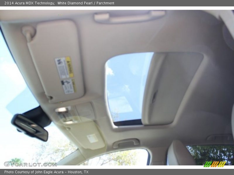 White Diamond Pearl / Parchment 2014 Acura MDX Technology