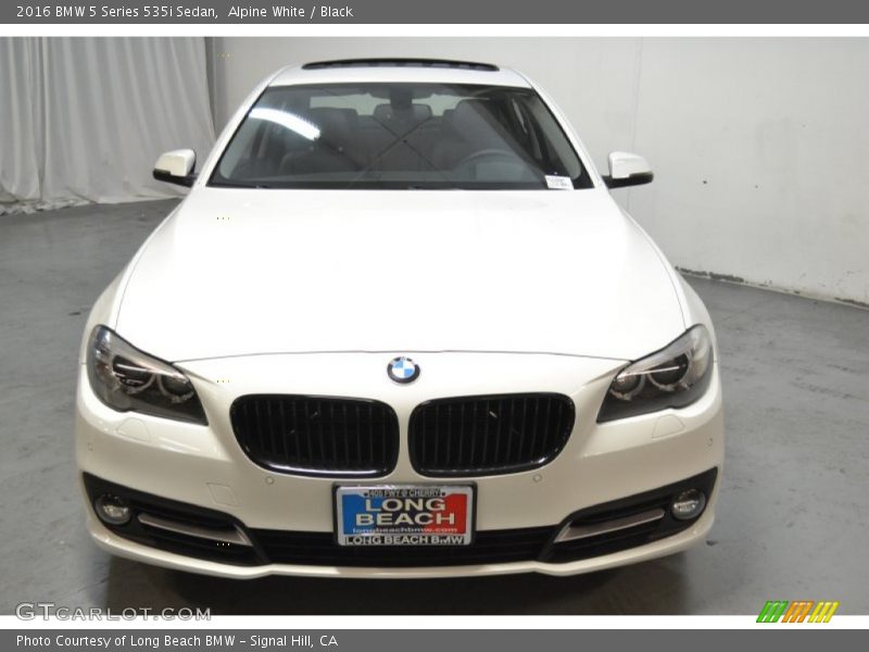 Alpine White / Black 2016 BMW 5 Series 535i Sedan