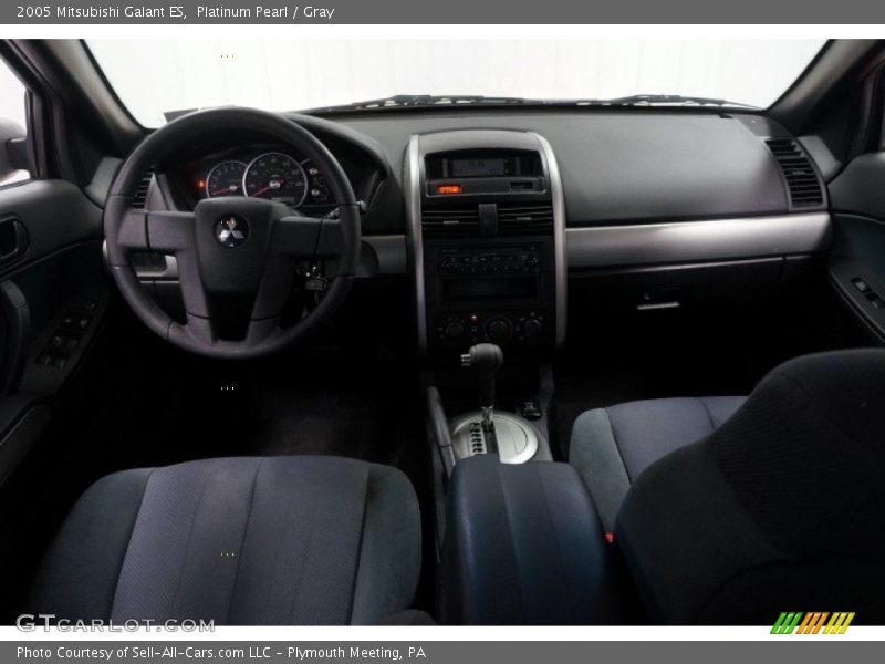 Platinum Pearl / Gray 2005 Mitsubishi Galant ES