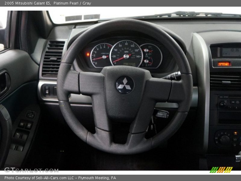 Platinum Pearl / Gray 2005 Mitsubishi Galant ES