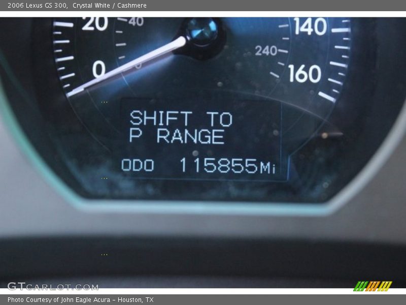 Crystal White / Cashmere 2006 Lexus GS 300