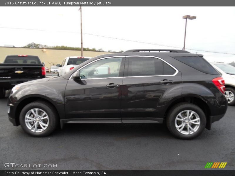 Tungsten Metallic / Jet Black 2016 Chevrolet Equinox LT AWD