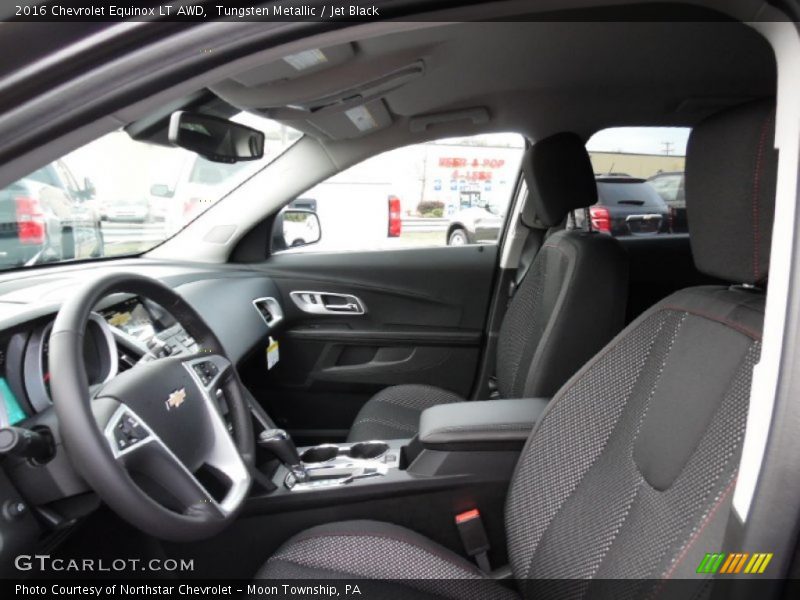 Tungsten Metallic / Jet Black 2016 Chevrolet Equinox LT AWD