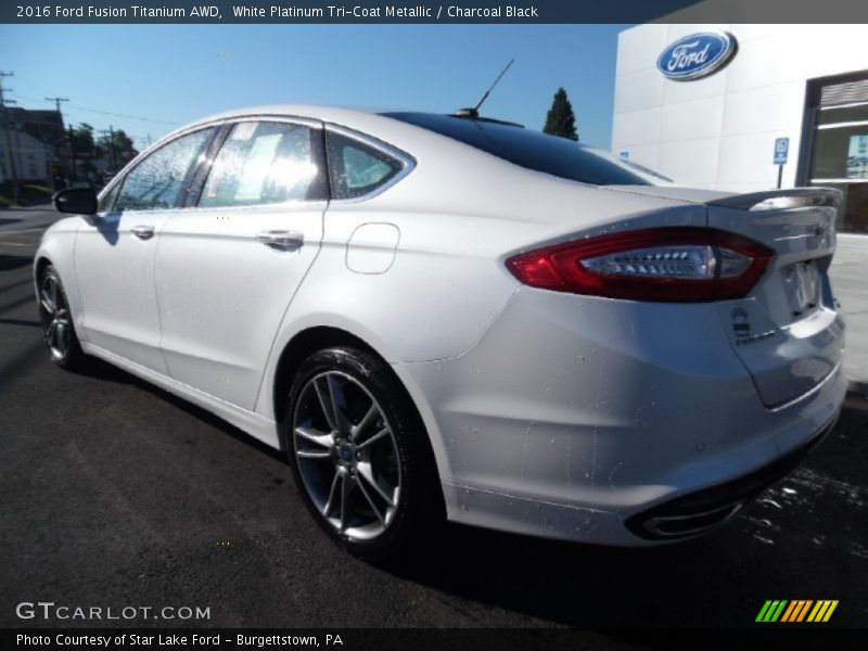  2016 Fusion Titanium AWD White Platinum Tri-Coat Metallic