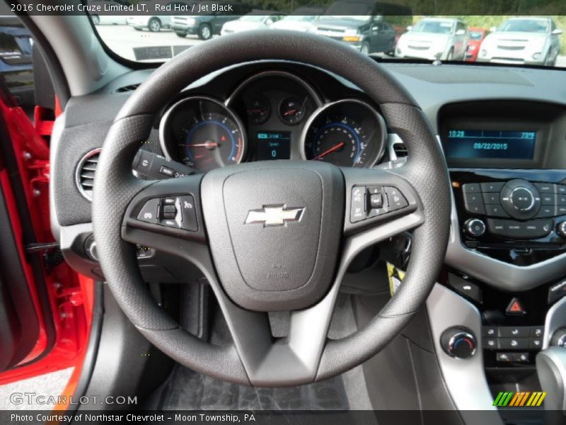 Red Hot / Jet Black 2016 Chevrolet Cruze Limited LT