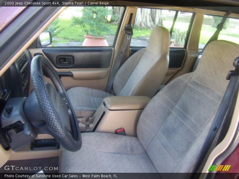 Sienna Pearl / Camel Beige 2000 Jeep Cherokee Sport 4x4