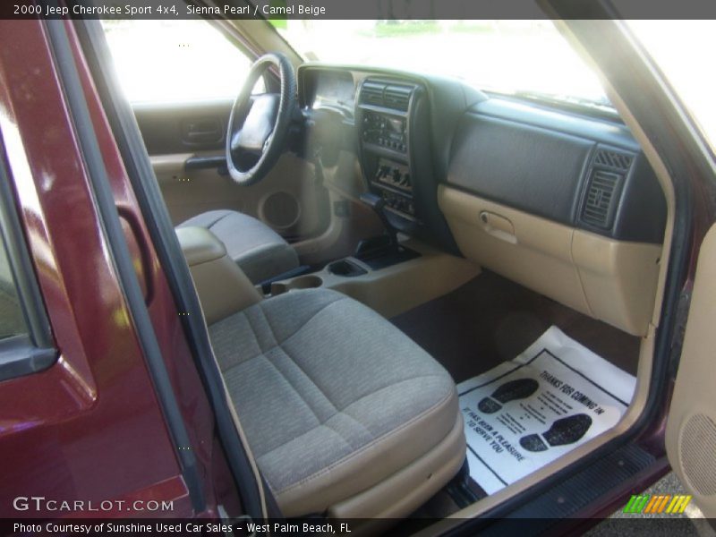 Sienna Pearl / Camel Beige 2000 Jeep Cherokee Sport 4x4