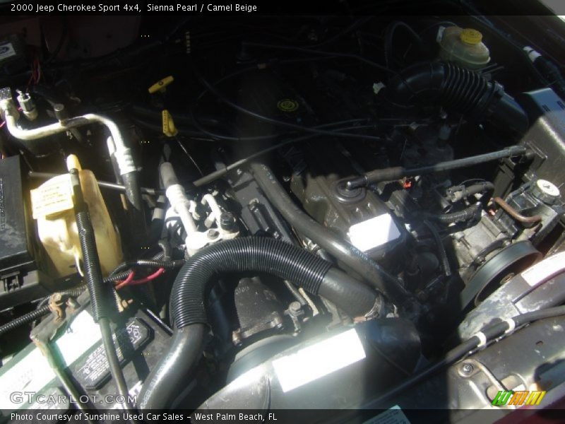 Sienna Pearl / Camel Beige 2000 Jeep Cherokee Sport 4x4