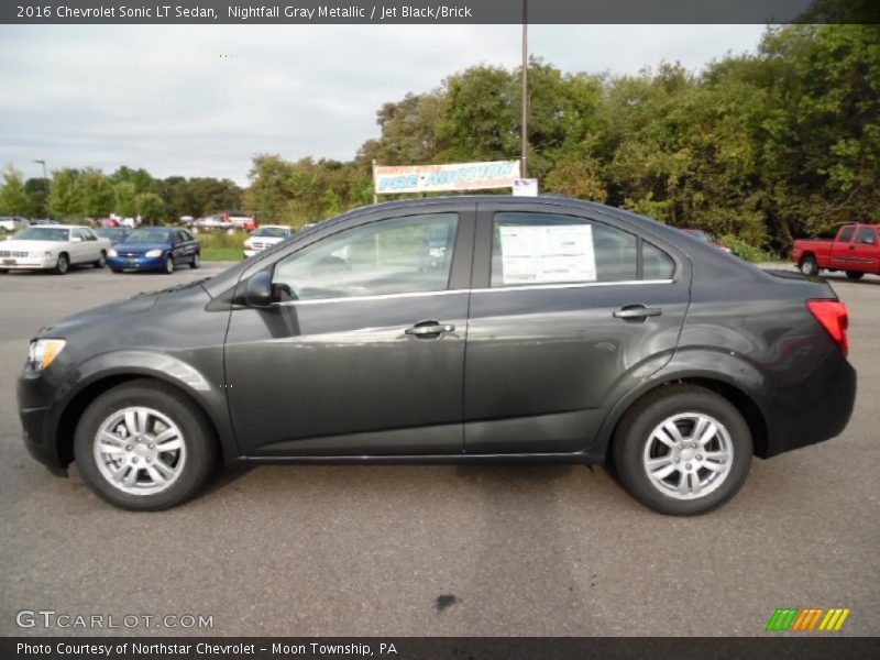  2016 Sonic LT Sedan Nightfall Gray Metallic