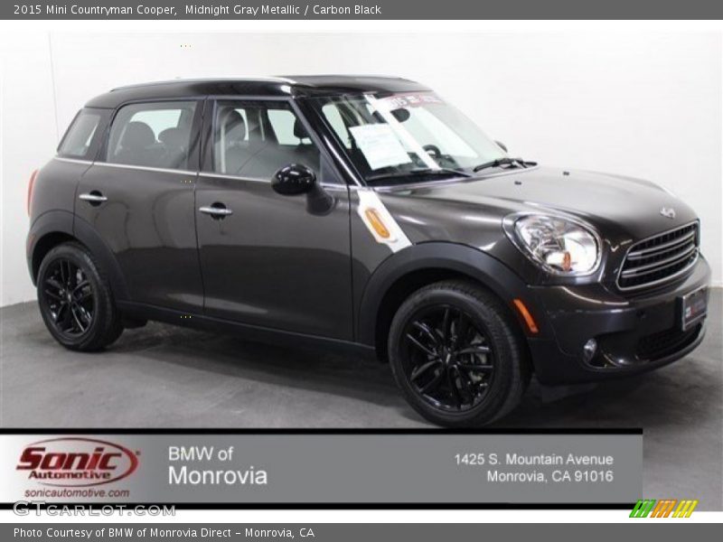 Midnight Gray Metallic / Carbon Black 2015 Mini Countryman Cooper