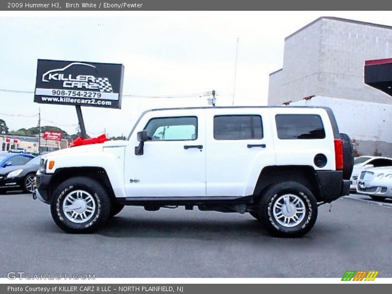 Birch White / Ebony/Pewter 2009 Hummer H3