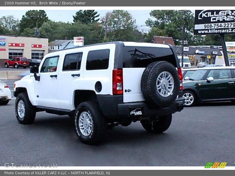 Birch White / Ebony/Pewter 2009 Hummer H3