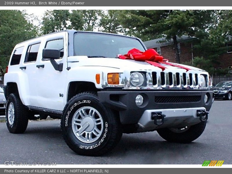 Birch White / Ebony/Pewter 2009 Hummer H3