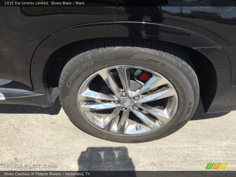 Ebony Black / Black 2015 Kia Sorento Limited
