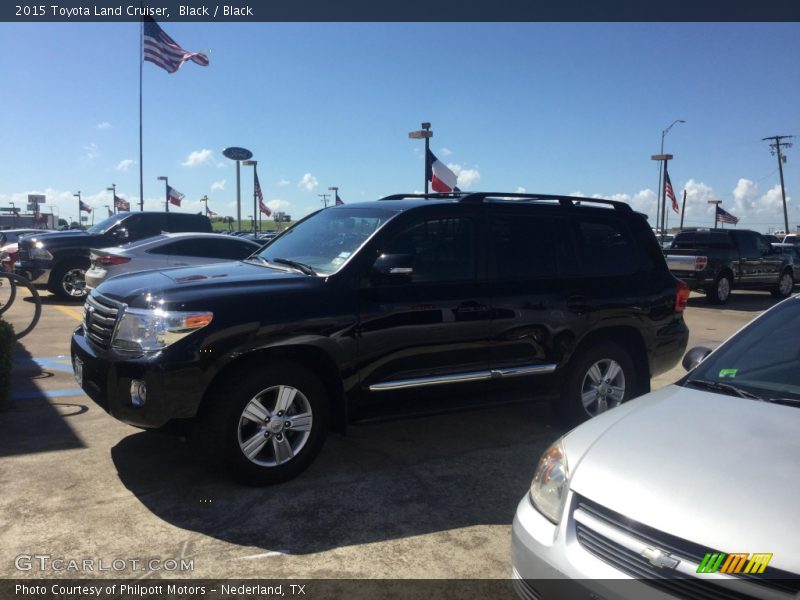 Black / Black 2015 Toyota Land Cruiser