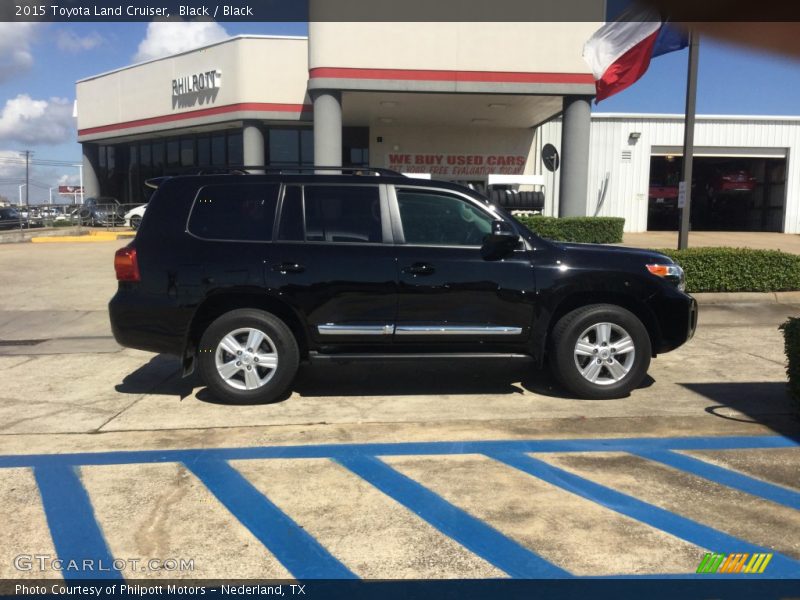 Black / Black 2015 Toyota Land Cruiser