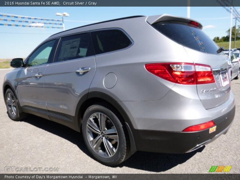 Circuit Silver / Gray 2016 Hyundai Santa Fe SE AWD