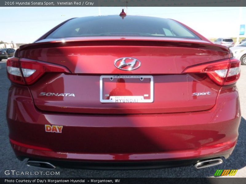 Venetian Red / Gray 2016 Hyundai Sonata Sport