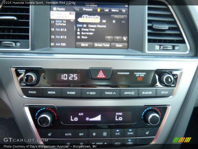 Venetian Red / Gray 2016 Hyundai Sonata Sport