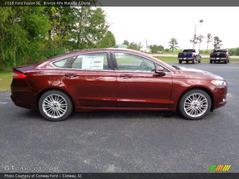  2016 Fusion SE Bronze Fire Metallic