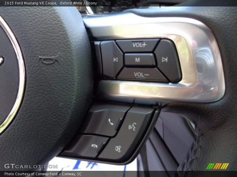 Controls of 2015 Mustang V6 Coupe