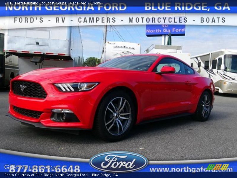 Race Red / Ebony 2015 Ford Mustang EcoBoost Coupe