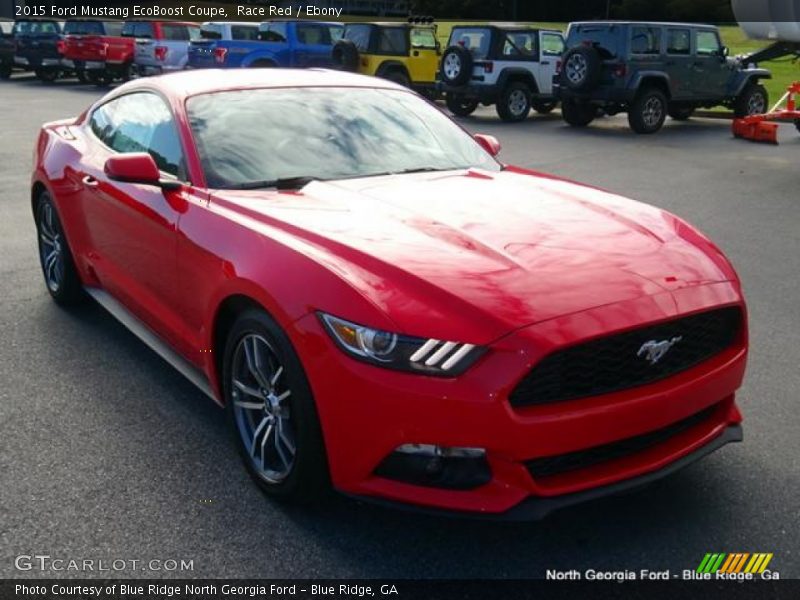 Race Red / Ebony 2015 Ford Mustang EcoBoost Coupe