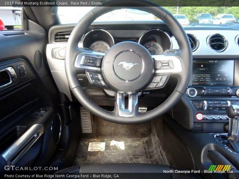 Race Red / Ebony 2015 Ford Mustang EcoBoost Coupe