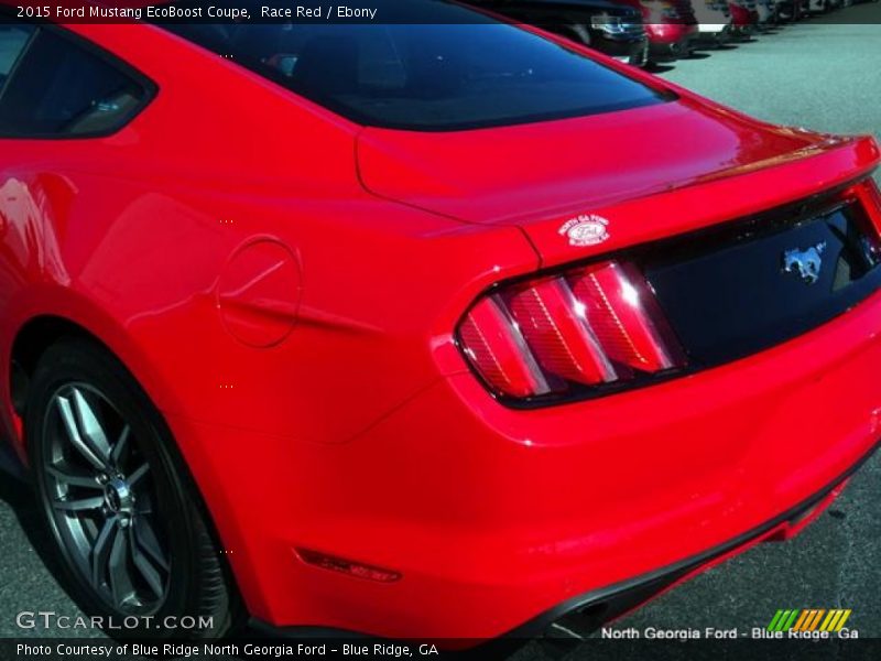 Race Red / Ebony 2015 Ford Mustang EcoBoost Coupe