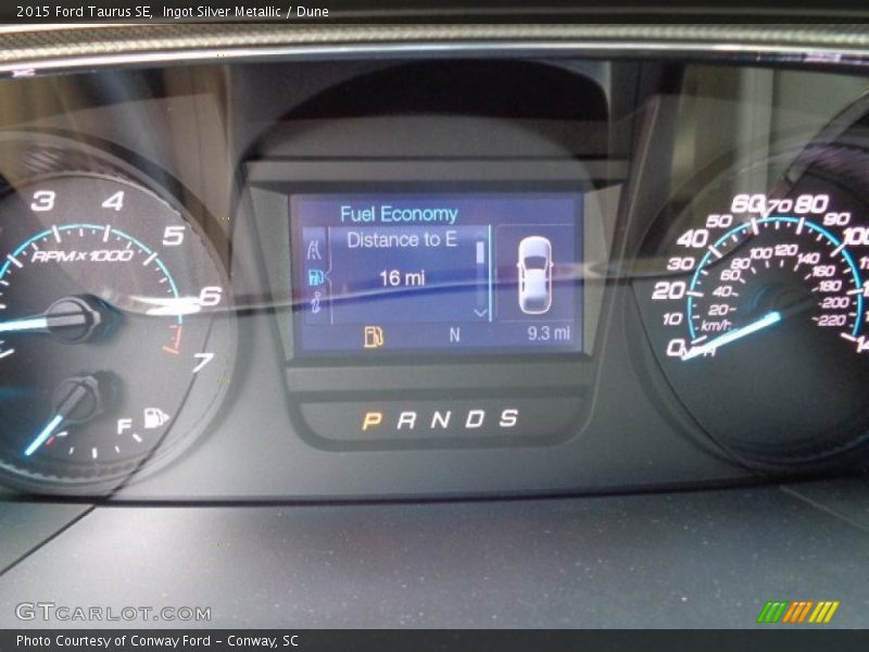 Ingot Silver Metallic / Dune 2015 Ford Taurus SE