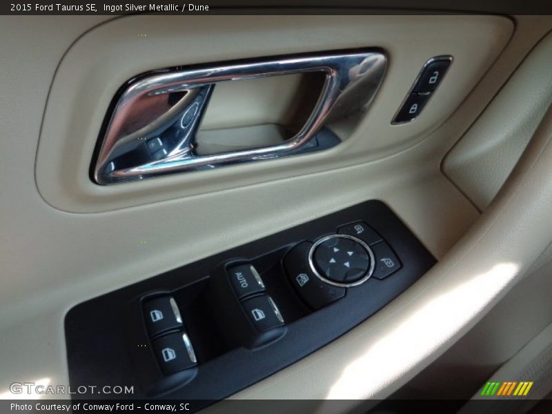 Ingot Silver Metallic / Dune 2015 Ford Taurus SE