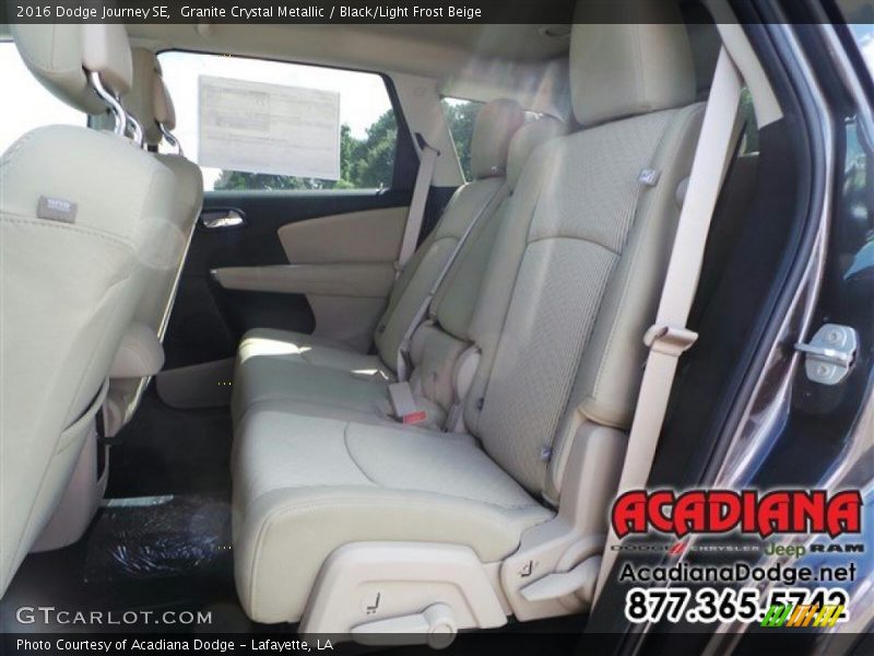 Granite Crystal Metallic / Black/Light Frost Beige 2016 Dodge Journey SE