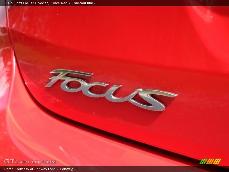 Race Red / Charcoal Black 2015 Ford Focus SE Sedan
