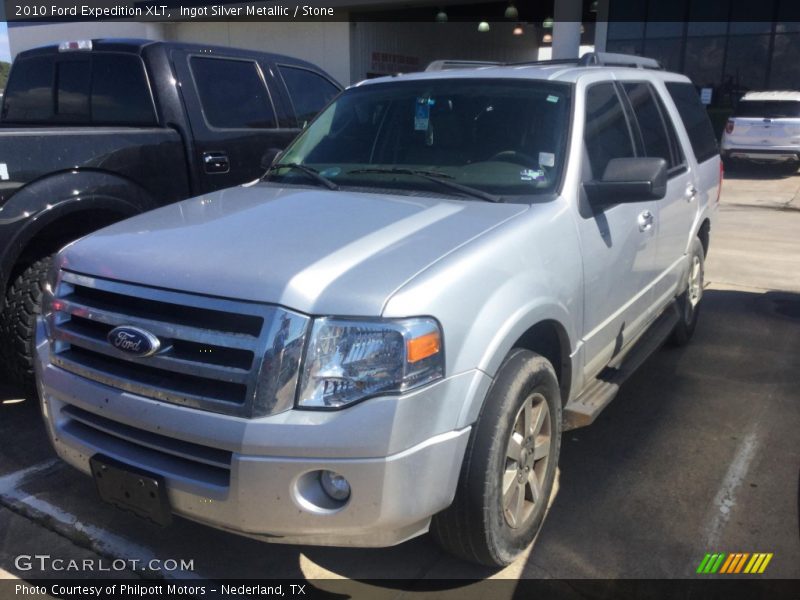 Ingot Silver Metallic / Stone 2010 Ford Expedition XLT