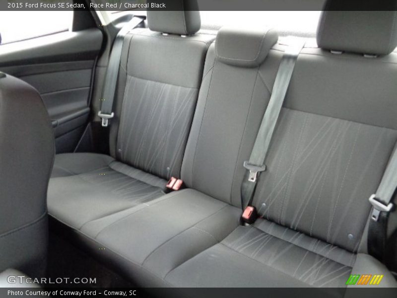 Rear Seat of 2015 Focus SE Sedan