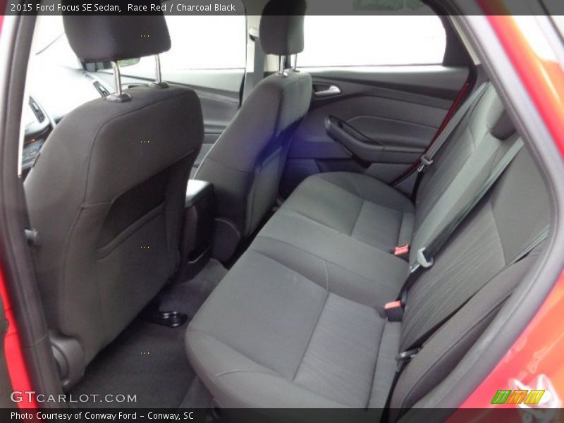 Race Red / Charcoal Black 2015 Ford Focus SE Sedan