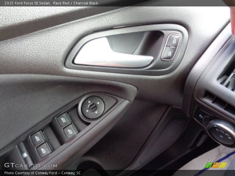 Race Red / Charcoal Black 2015 Ford Focus SE Sedan